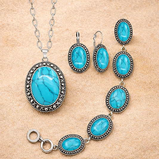 Turquoises Necklace Set