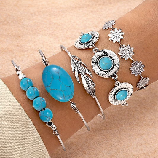 Turquoise Bracelet set