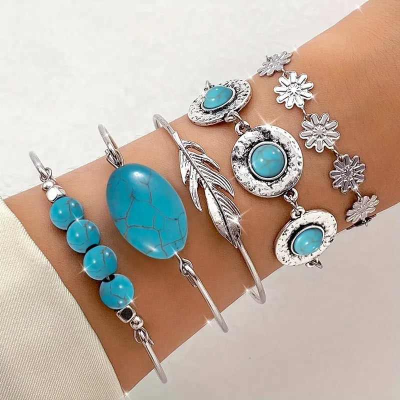 Turquoise Bracelet set